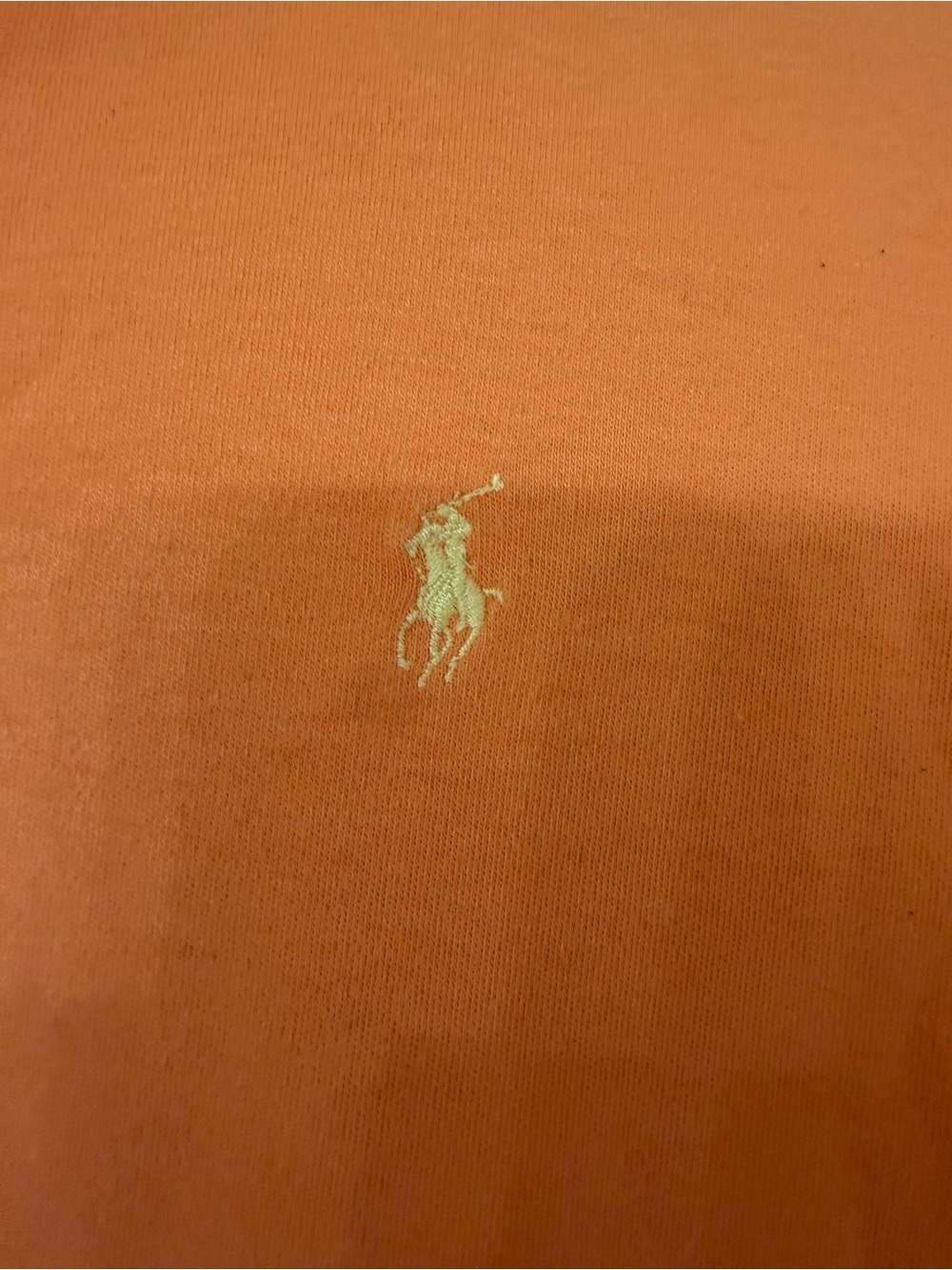 Ralph Lauren Sport Sz Small light orange soft 100% cotton preppy designer Polo - Picture 4 of 7